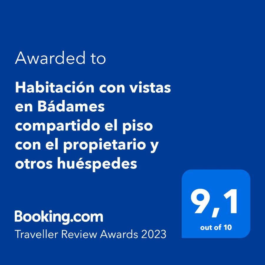 Habitación con vistas en Bádames compartido el piso con el propietario y otros huéspedes Apartamento Exterior foto